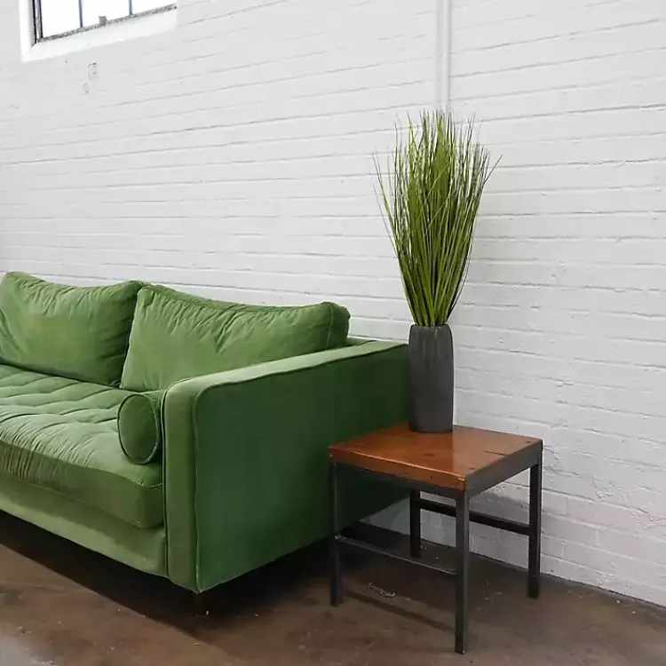 Arrangements & Greenery>Kirklands Home Grass Arrangement in Gunmetal Pot