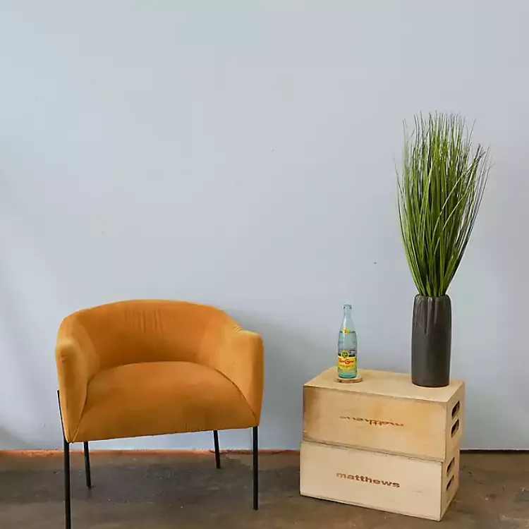 Arrangements & Greenery>Kirklands Home Grass Arrangement in Gunmetal Pot