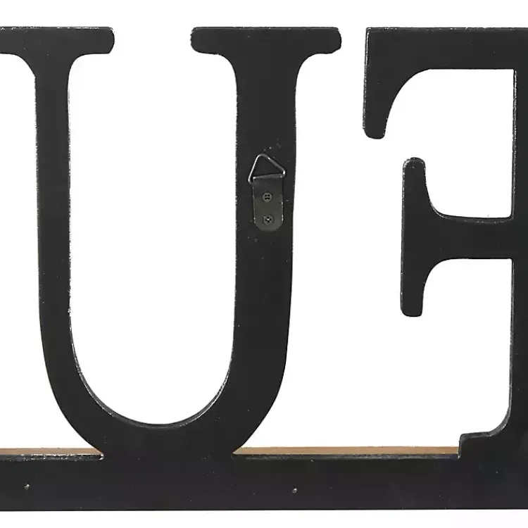 Kirklands Home Grateful Wood Wall Plaque Black Best