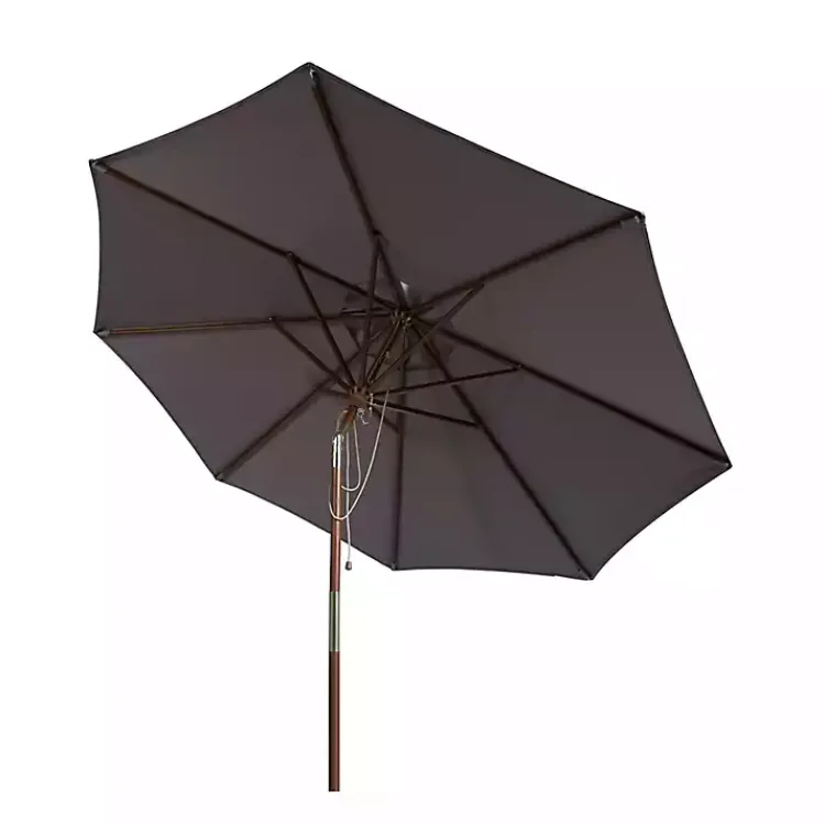 Kirklands Home 9 ft. Eucalyptus Outdoor Umbrella Gray Online