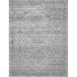 Kirklands Home Gray Abstract Pattern Washable Runner Hot