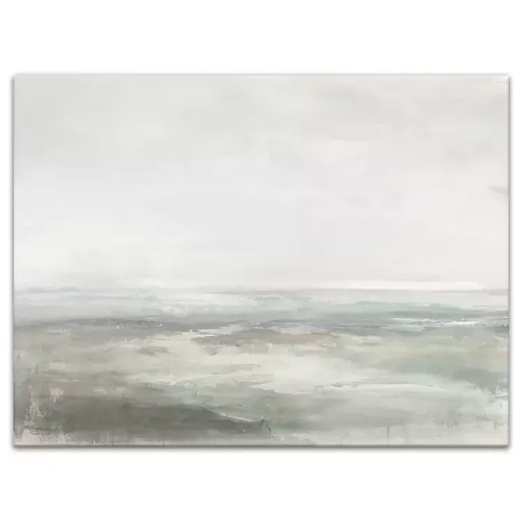 Kirklands Home Abstract Seascape Canvas Art Print Gray Best
