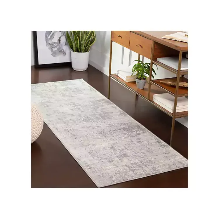 Kirklands Home Abstract Woven Runner Gray Online