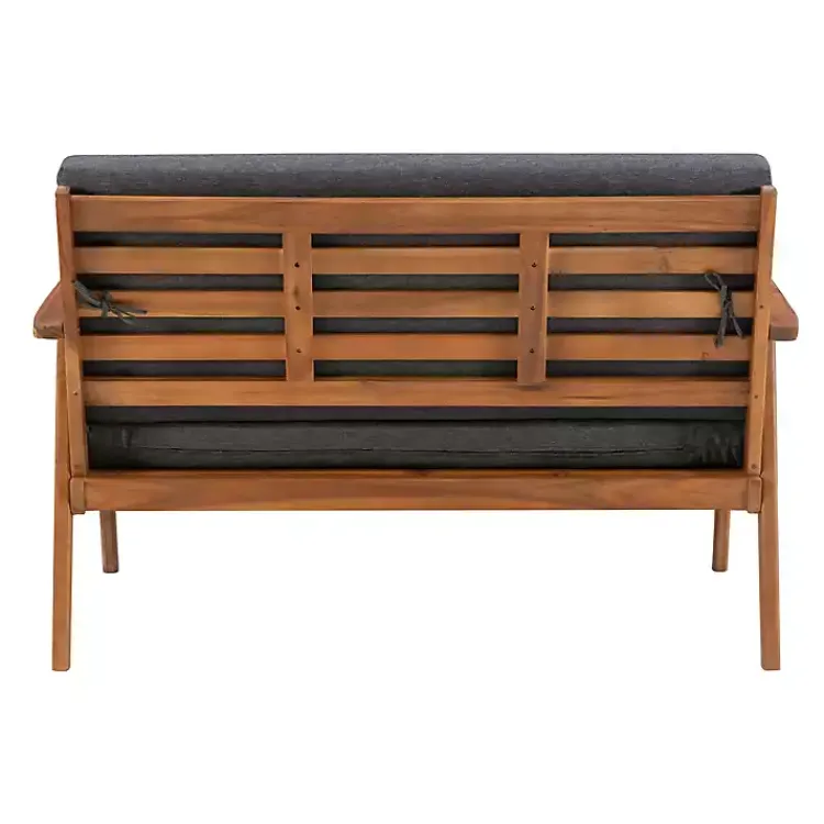 Kirklands Home Acacia Wood 4-pc. Outdoor Living Set Gray New