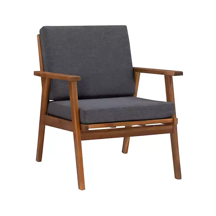 Kirklands Home Acacia Wood 4-pc. Outdoor Living Set Gray New
