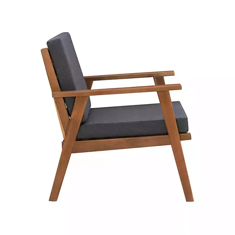 Kirklands Home Acacia Wood 4-pc. Outdoor Living Set Gray New