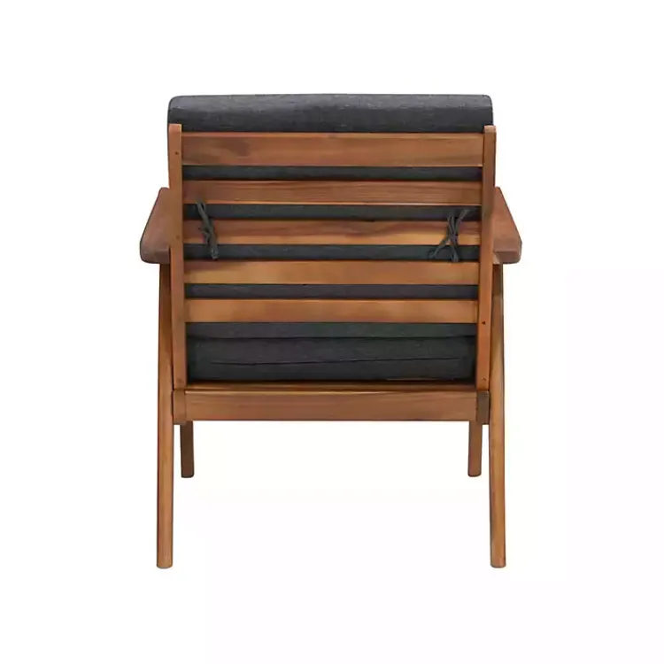 Kirklands Home Acacia Wood 4-pc. Outdoor Living Set Gray New
