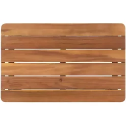 Kirklands Home Acacia Wood 4-pc. Outdoor Living Set Gray New