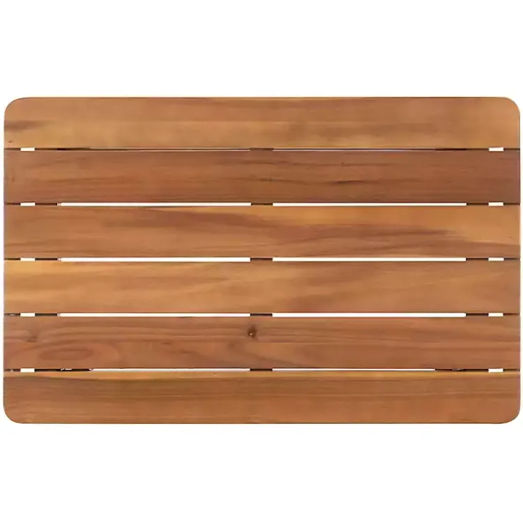 Kirklands Home Acacia Wood 4-pc. Outdoor Living Set Gray New
