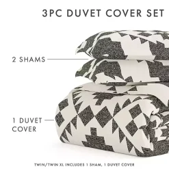 Kirklands Home Gray Adobe Diamond 2-pc. Twin Duvet Cover Set Best