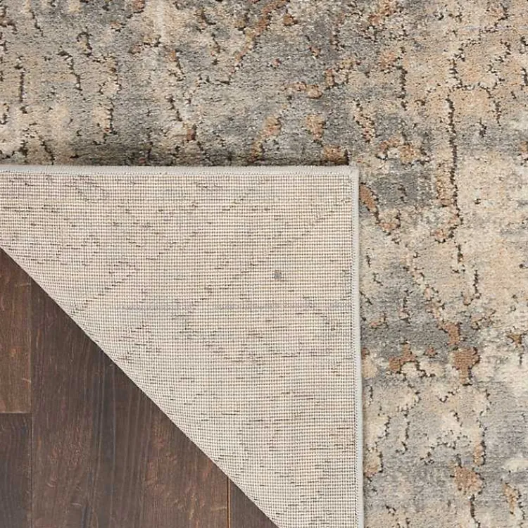 Kirklands Home Gray and Beige Tally Textured Area Rug, 5x7 Clearance