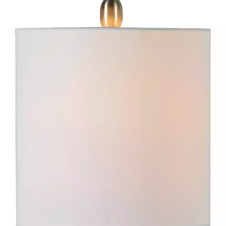 Kirklands Home Gray and Black Ceramic Table Lamp, Set of 2 White Sale