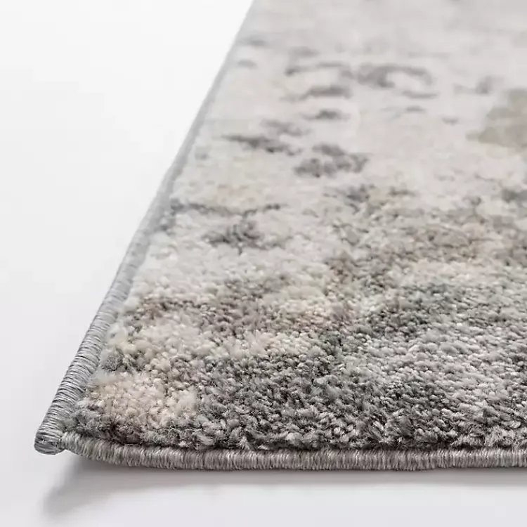 Kirklands Home Gray and Cream Wray Modern Area Rug, 5x8 Hot
