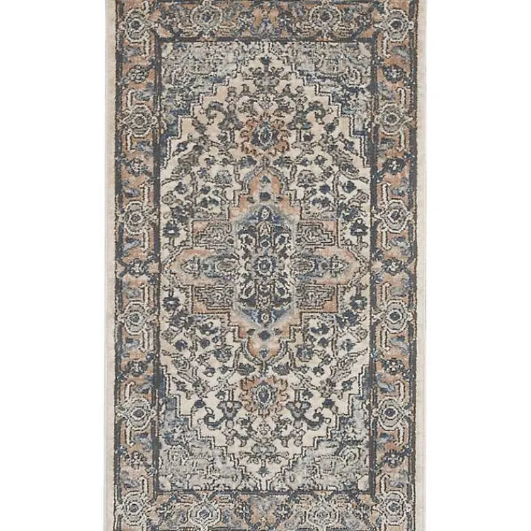 Kirklands Home and Ivory Nadia Medallion Area Rug, 2x4 Gray Online