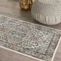 Kirklands Home and Ivory Nadia Medallion Area Rug, 2x4 Gray Online