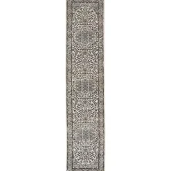 Kirklands Home and Ivory Nadia Medallion Runner, 2x10 Gray Hot