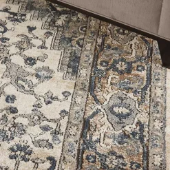 Kirklands Home and Ivory Nadia Medallion Area Rug, 4x6 Gray Online
