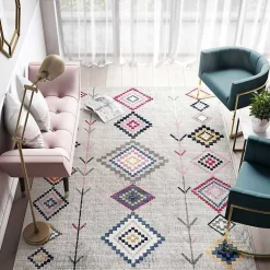 Kirklands Home and Multicolor Aztec Area Rug, 8x10 Gray Online