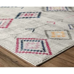 Kirklands Home and Multicolor Aztec Area Rug, 8x10 Gray Online