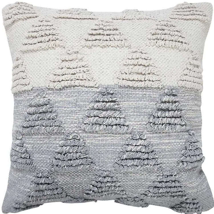 Pillows>Kirklands Home and White Gradient Diamonds Throw Pillow Gray