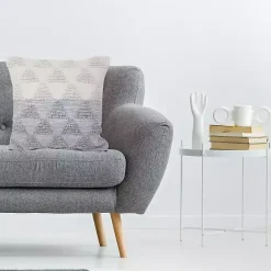 Pillows>Kirklands Home and White Gradient Diamonds Throw Pillow Gray