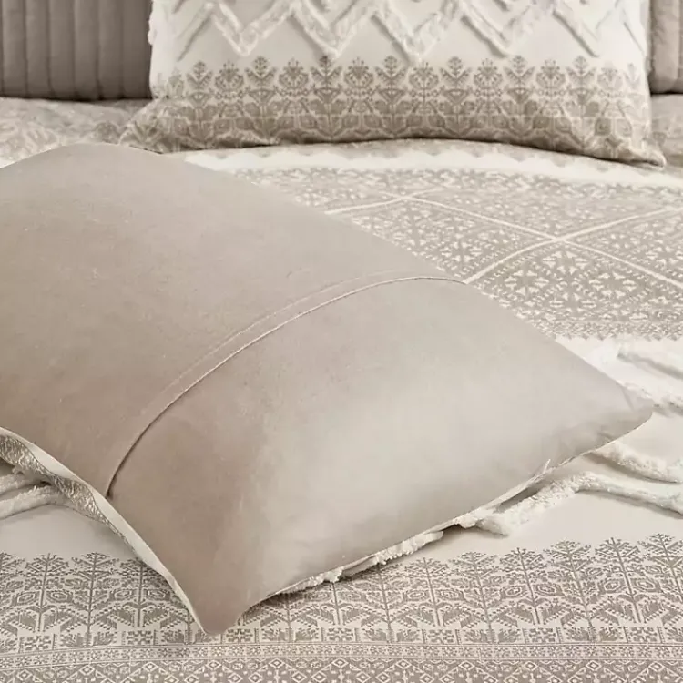 Kirklands Home and White 3-pc. Full/Queen Duvet Set Gray