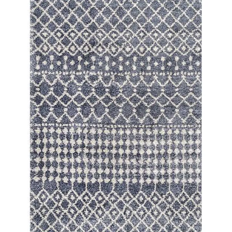 Kirklands Home Barbara Moroccan Area Rug, 5x8 Gray New