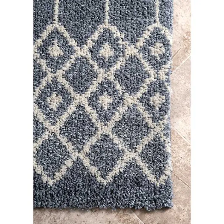 Kirklands Home Barbara Moroccan Area Rug, 5x8 Gray New