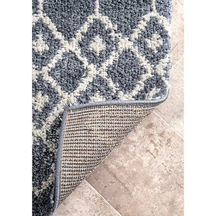 Kirklands Home Barbara Moroccan Area Rug, 5x8 Gray New