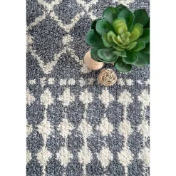 Kirklands Home Barbara Moroccan Area Rug, 8x10 Gray New