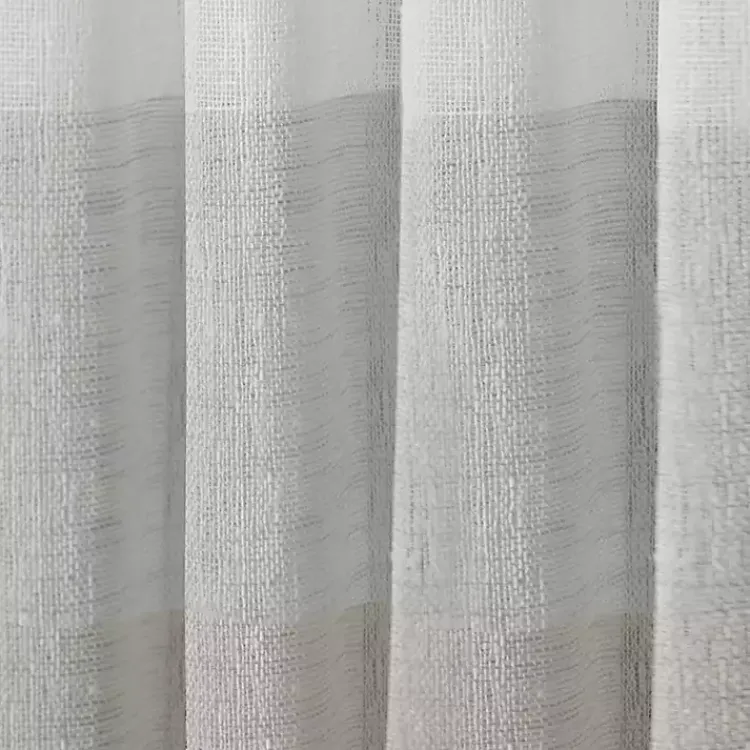 Kirklands Home Gray Becky Curtain Panel Set, 108 in. Clearance