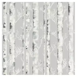 Kirklands Home Birch Peel & Stick Wallpaper Gray Clearance