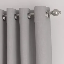 Kirklands Home Blackout Curtains, 84 in. Gray New
