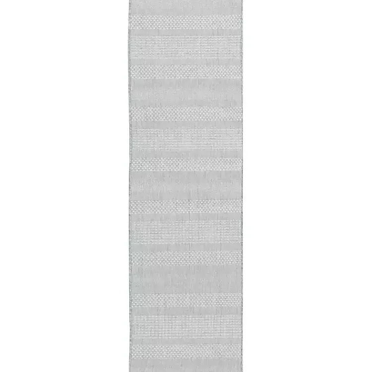 Kirklands Home Blue Elletta Indoor/Outdoor Area Rug, 2x7 Gray Online
