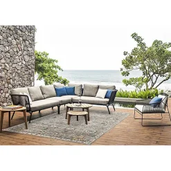 Kirklands Home Bohemian Area Rug, 7x9 Gray Online