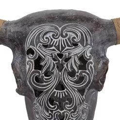 Kirklands Home Bohemian Bull Wall Plaque Gray Online