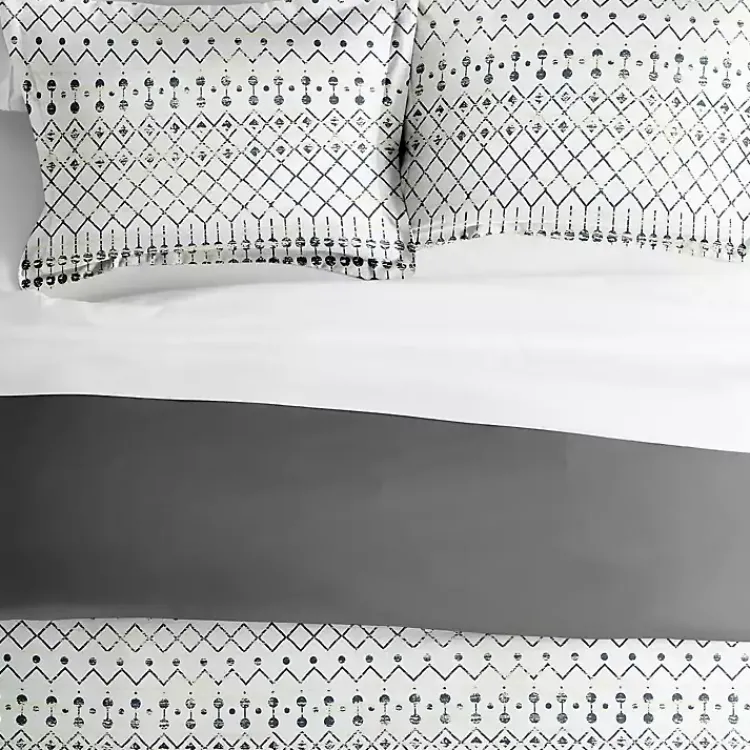 Kirklands Home Gray Bohemian 3-pc. King Duvet Cover Set Hot