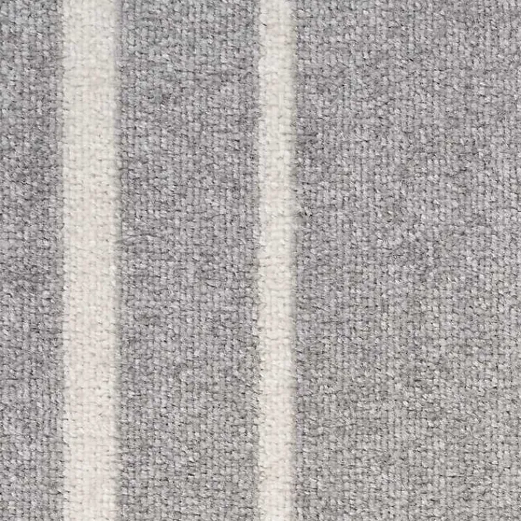 Kirklands Home Bordered Indoor/Outdoor Area Rug, 5x7 Gray New