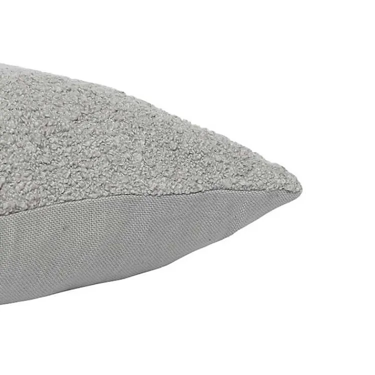 Pillows>Kirklands Home Boucle Handwoven Pillow Gray