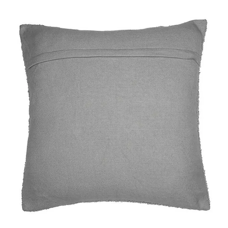 Pillows>Kirklands Home Boucle Handwoven Pillow Gray