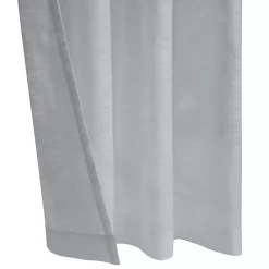 Kirklands Home Boucle Sheer Single Curtain Panel, 108 in. Gray Best