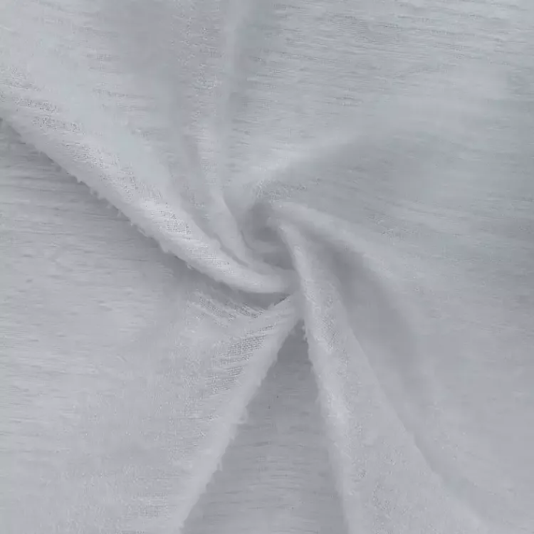 Kirklands Home Boucle Sheer Single Curtain Panel, 108 in. Gray Best