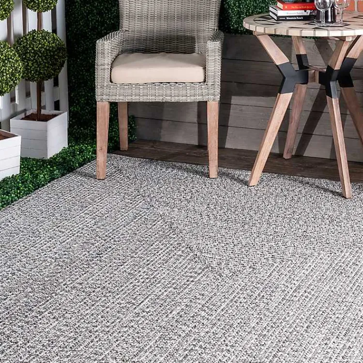 Kirklands Home Braided Lefebvre Area Rug, 10x14 Gray