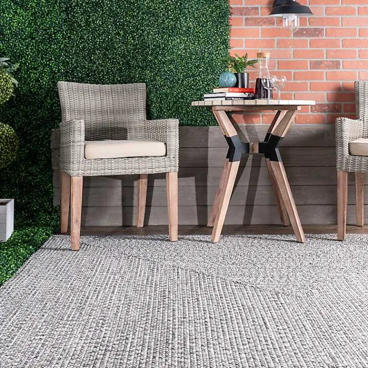 Kirklands Home Braided Lefebvre Area Rug, 12x18 Gray Clearance