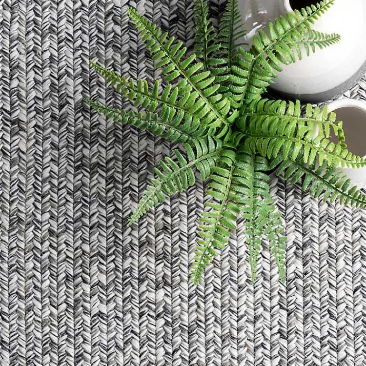 Kirklands Home Braided Lefebvre Area Rug, 12x18 Gray Clearance