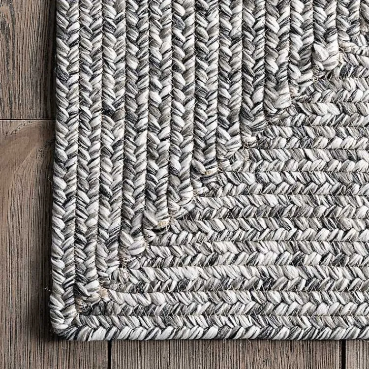 Kirklands Home Braided Lefebvre Area Rug, 12x18 Gray Clearance