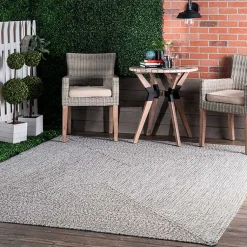 Kirklands Home Braided Lefebvre Area Rug, 12x18 Gray Clearance