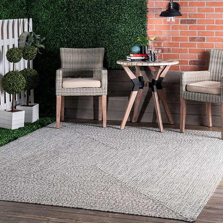 Kirklands Home Braided Lefebvre Area Rug, 12x18 Gray Clearance