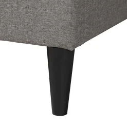 Kirklands Home Button Tufted Headboard Full Platform Bed Gray Clearance