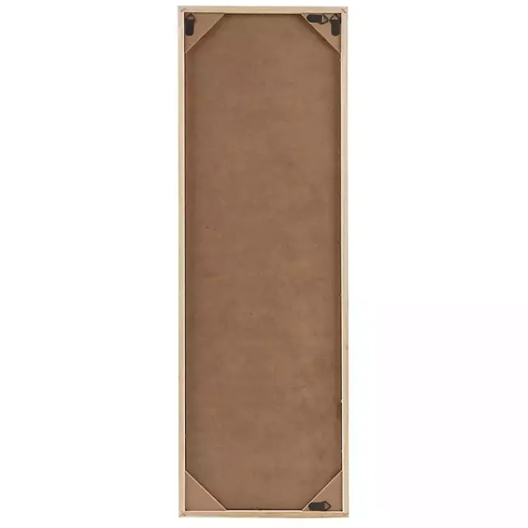 Kirklands Home Carved Wood Laurel Branches Panel Wall Plaque Gray Hot
